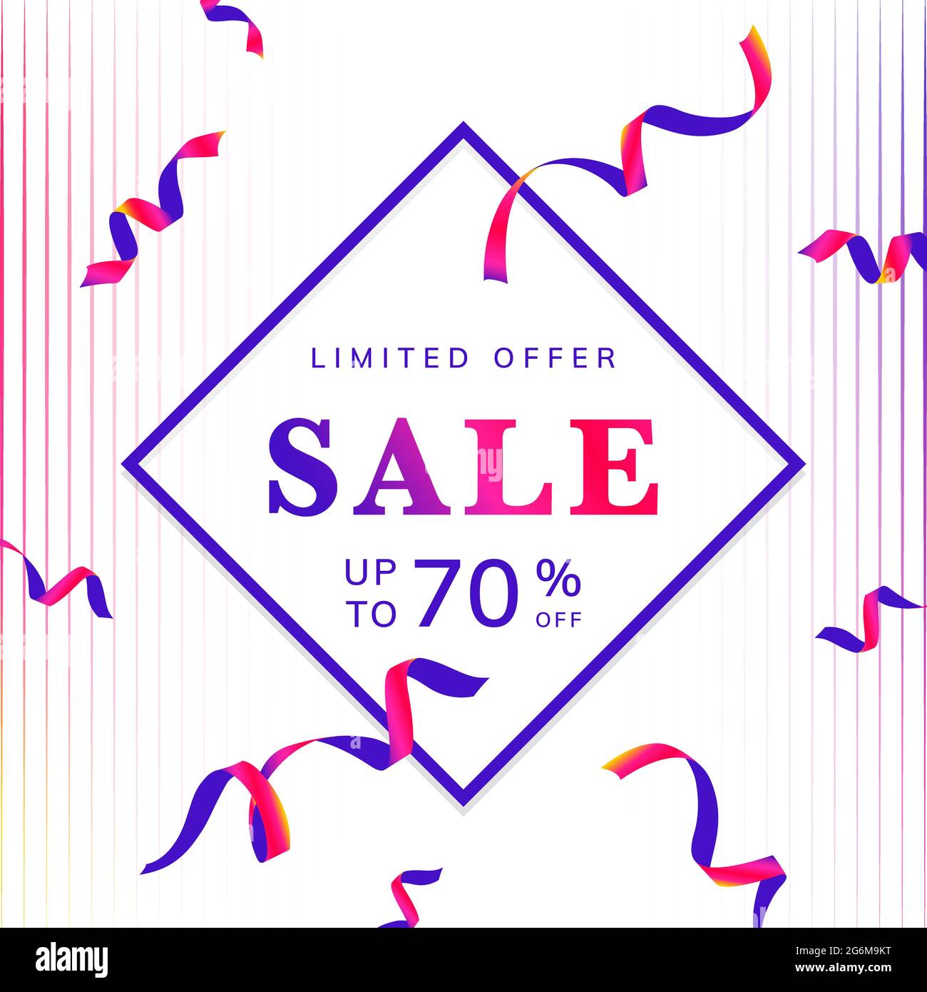Limited Offer 70 Off Sign Vector Stock Vector Image Art Alamy