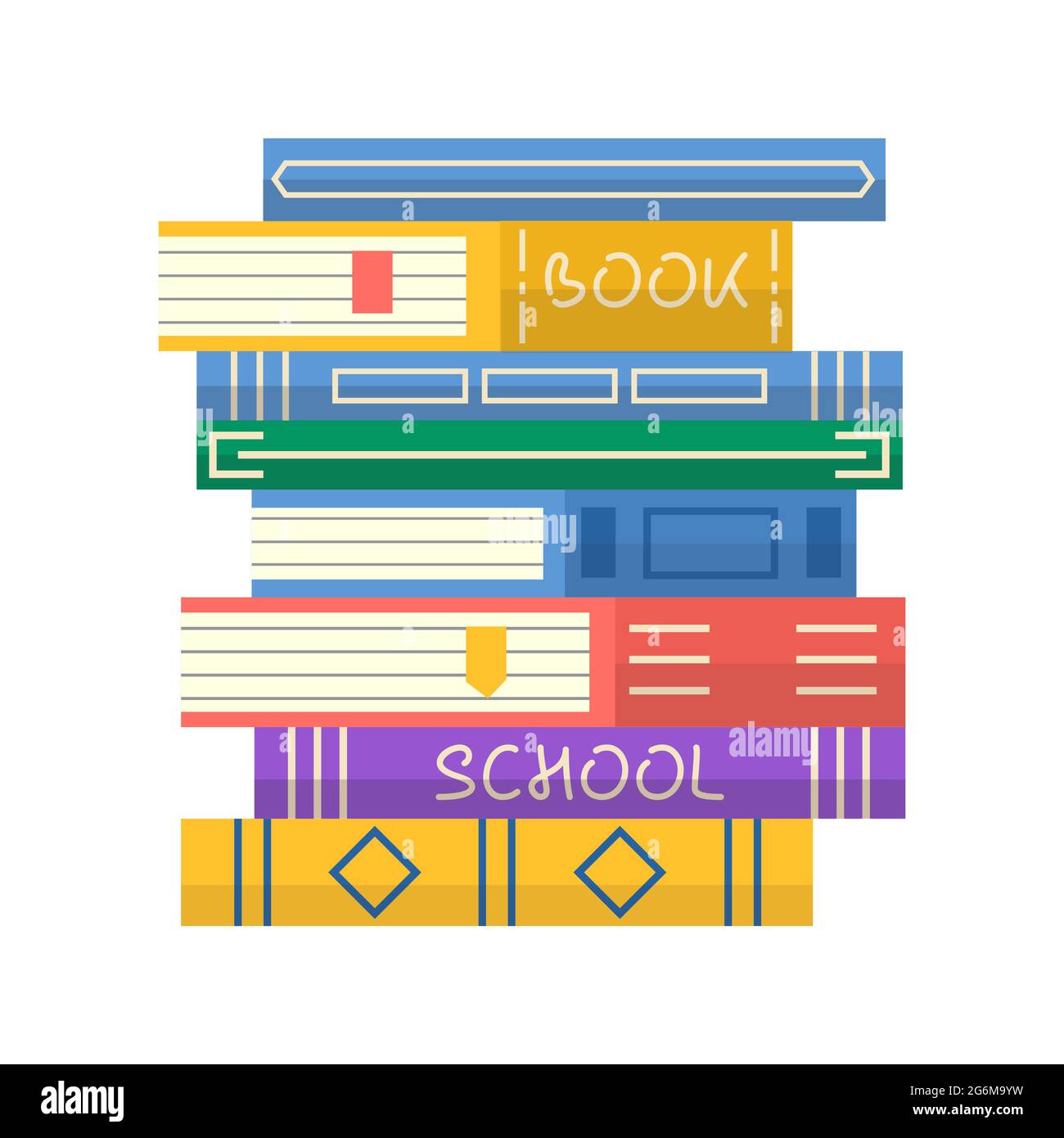 Stack Of Books Book Club Icon For Greeting Card Promo Prints Flyer Cover And Posters Vector Illustration Of Pile Of Books Icon Design Stock Vector Image Art Alamy