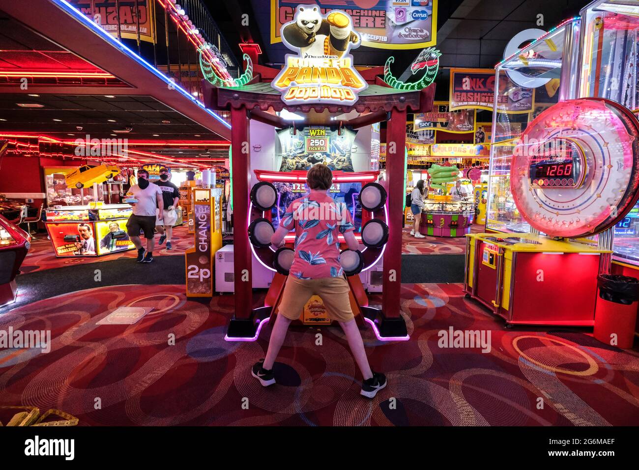 Scarborough amusement hires stock photography and images Alamy