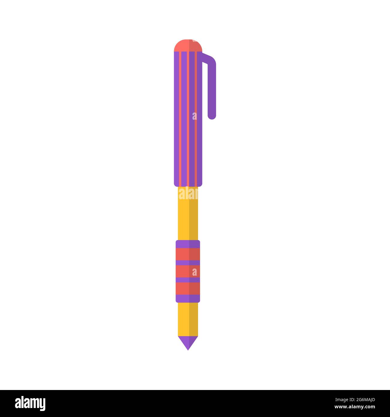 Pen icon isolated on white background. Vector illustration Stock Vector