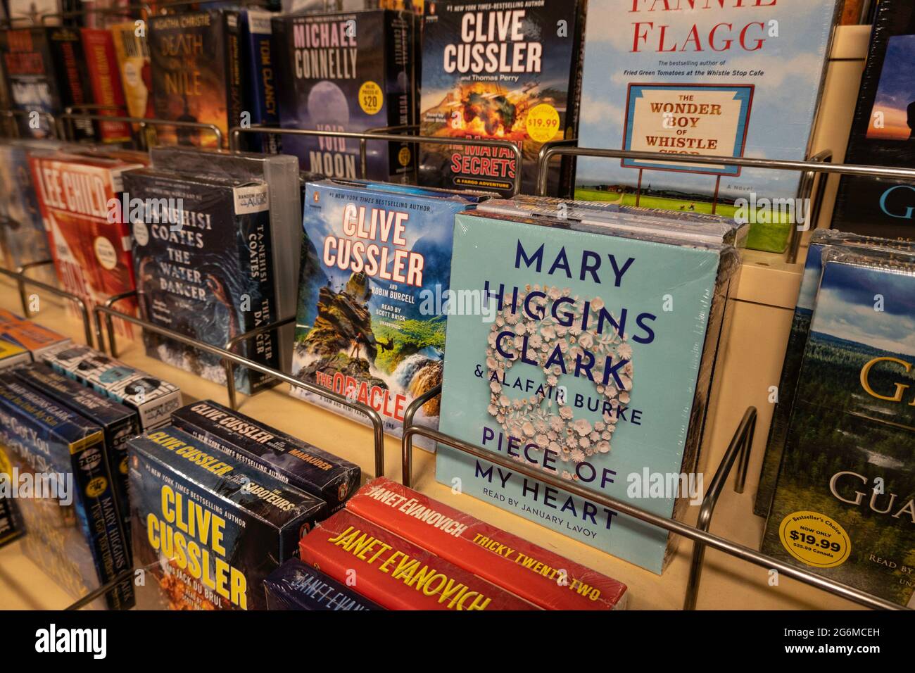 Audio books are available at Barnes & Noble on Fifth Avenue in New York