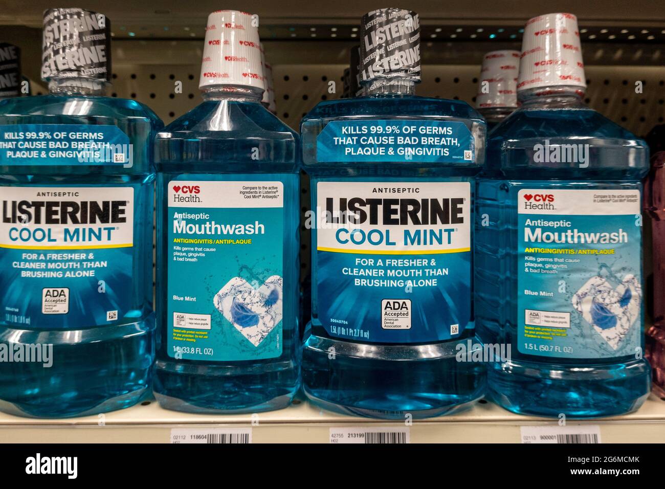 Bottles of mouthwash shop shelf shelves hi-res stock photography and ...