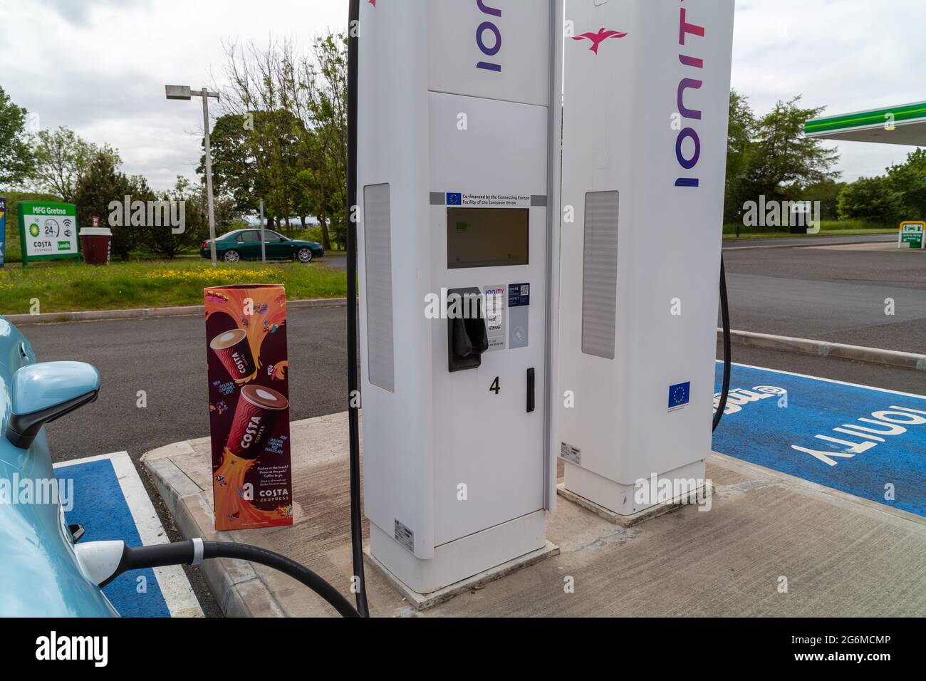 Ionity rapid electric charging station Stock Photo Alamy