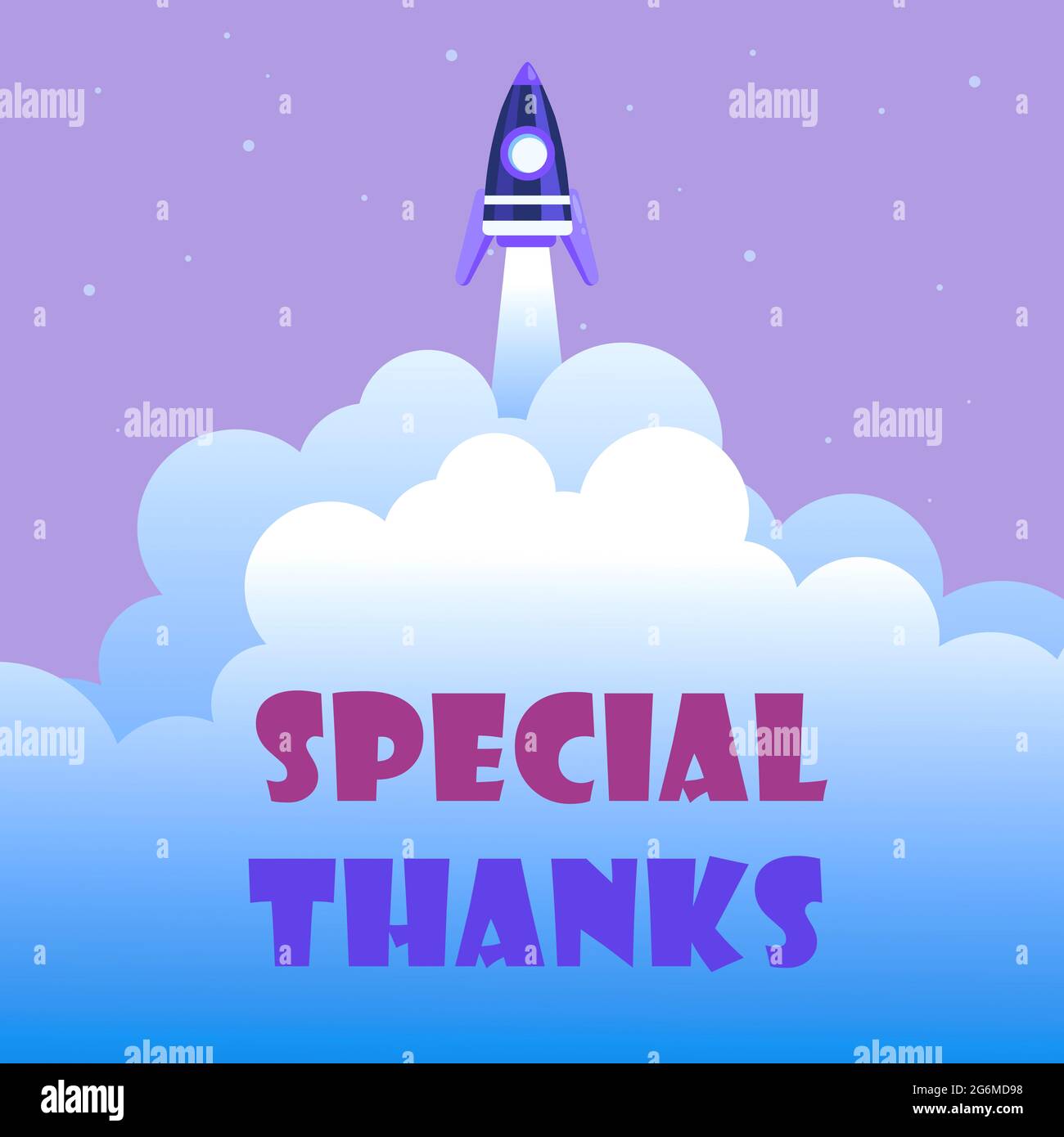 Conceptual Display Special Thanks Concept Meaning Appreciating Something Or Someone In A Most Unique Way Abstract Reaching Top Level Rocket Science Stock Photo Alamy