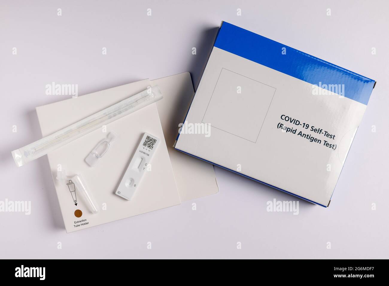 Coronavirus Covid19 lateral flow self test kit rapid antigen test kit