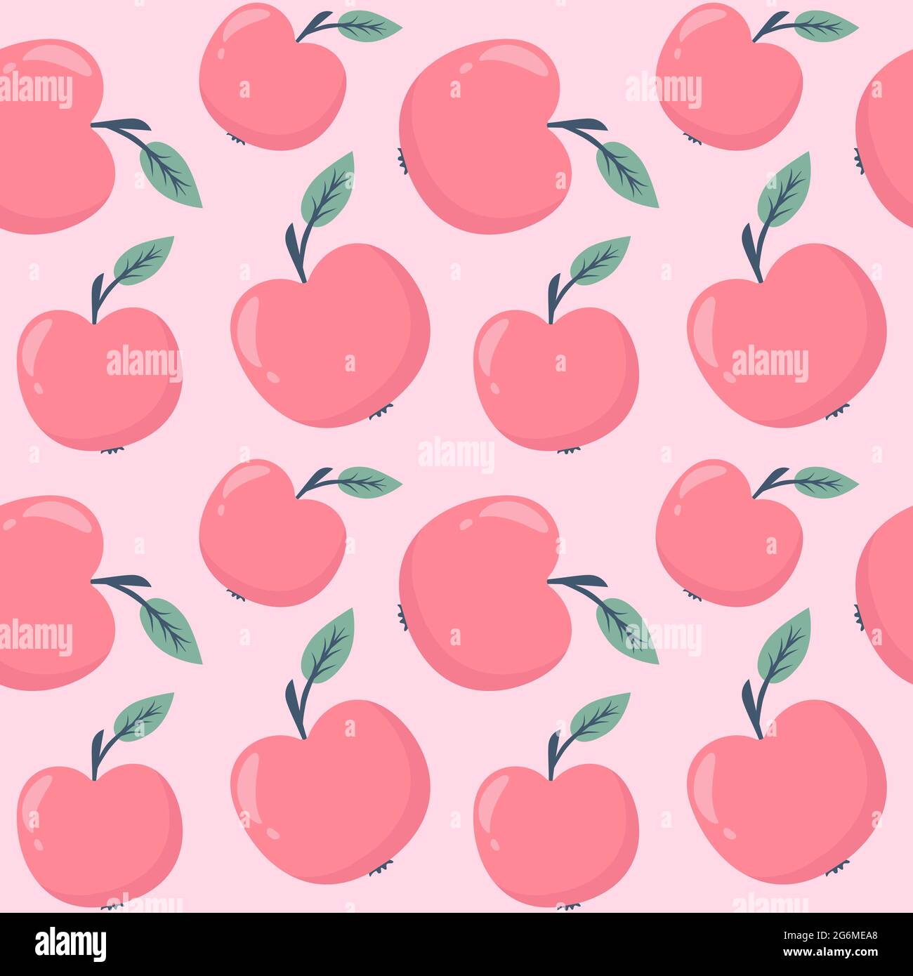 Cute pink Apple