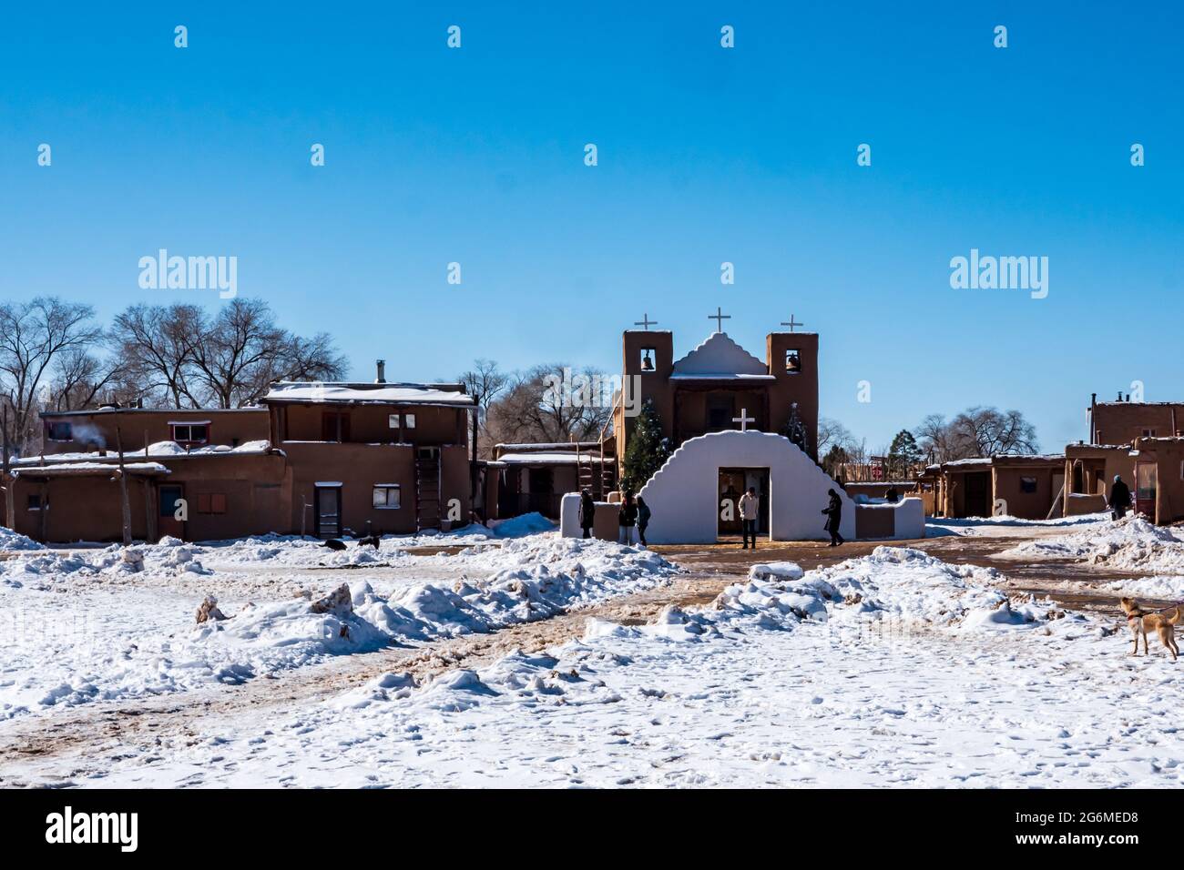 San Geronimo Church in Taos, New Mexico Stock Photo Alamy