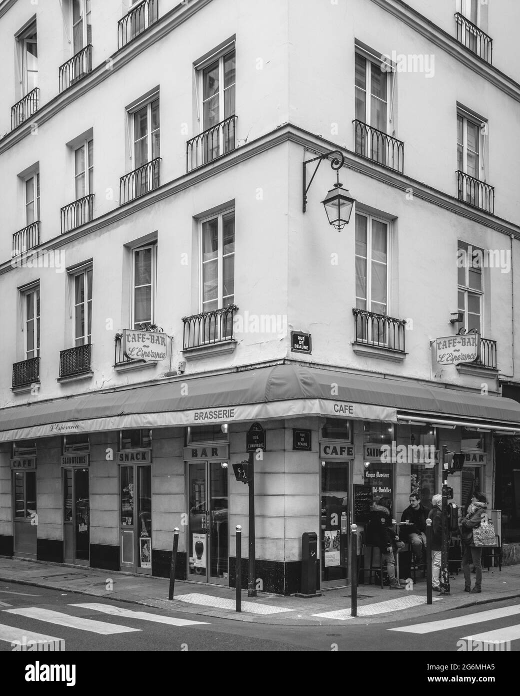 LEspe?rance Cafe, in Paris, France Stock Photo