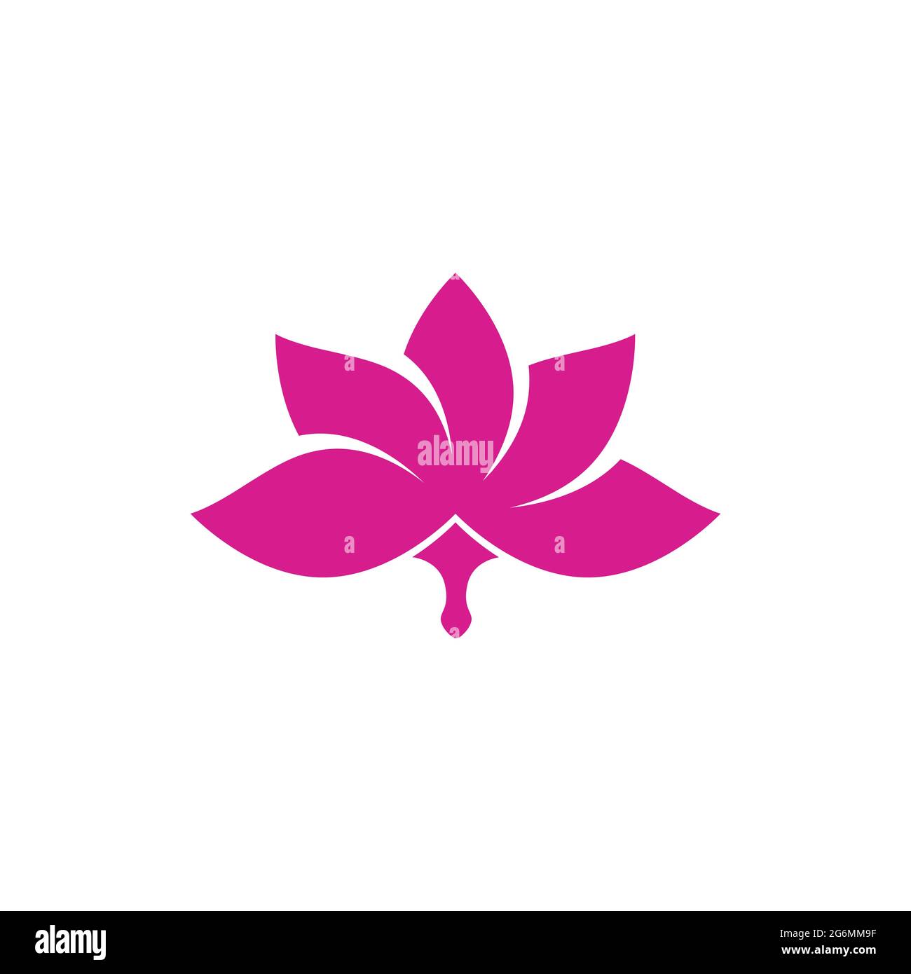 beauty lotus flower vector icon design template Stock Vector Image ...