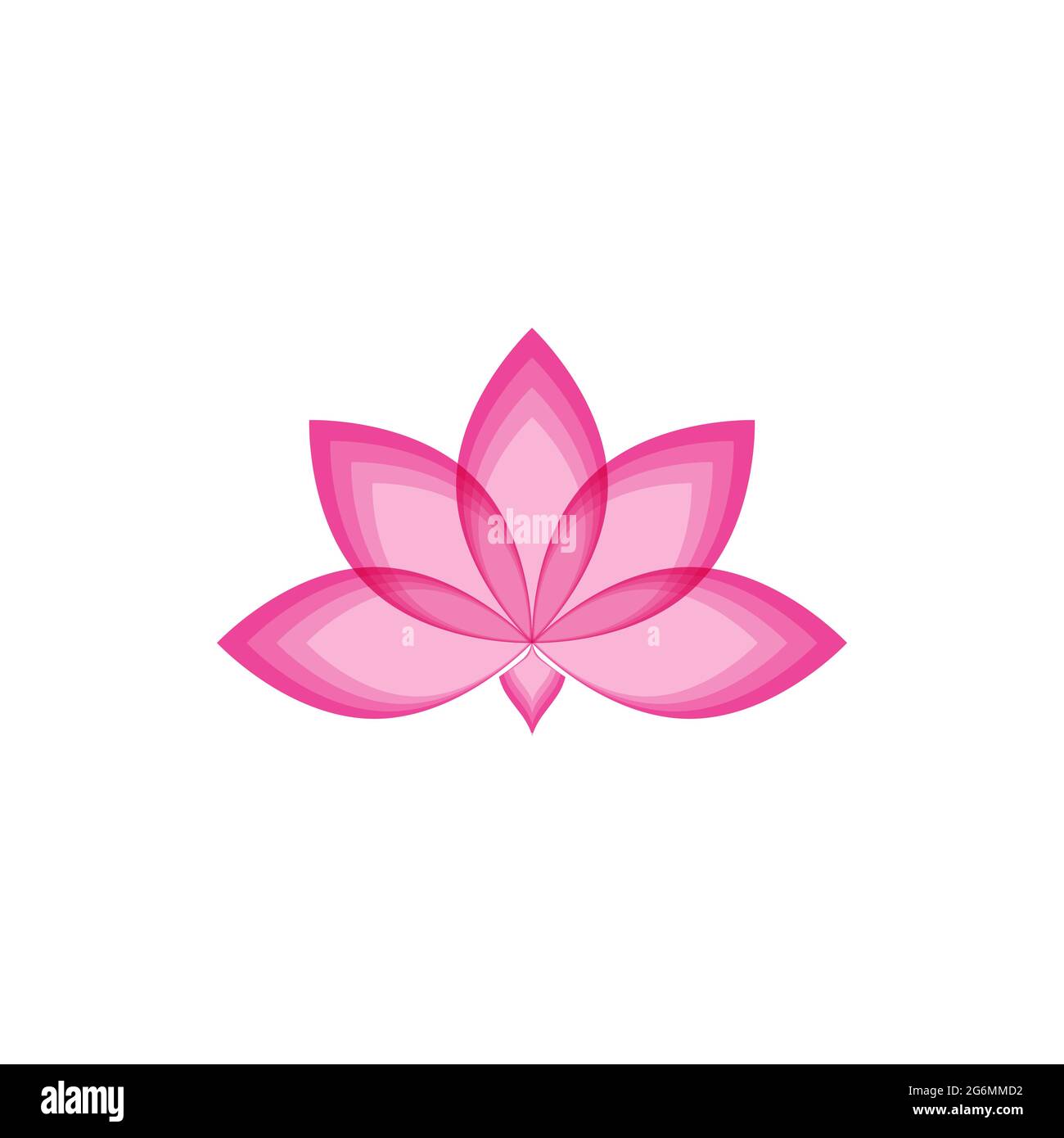 beauty lotus flower vector icon design template Stock Vector Image ...