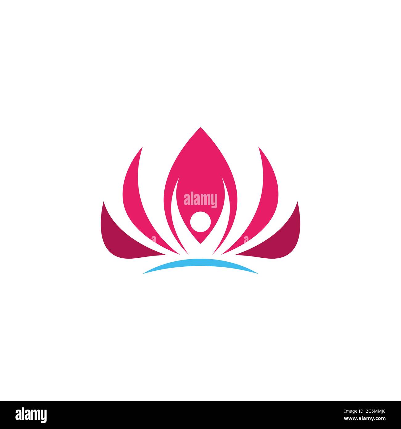 beauty lotus flower vector icon design template Stock Vector Image ...
