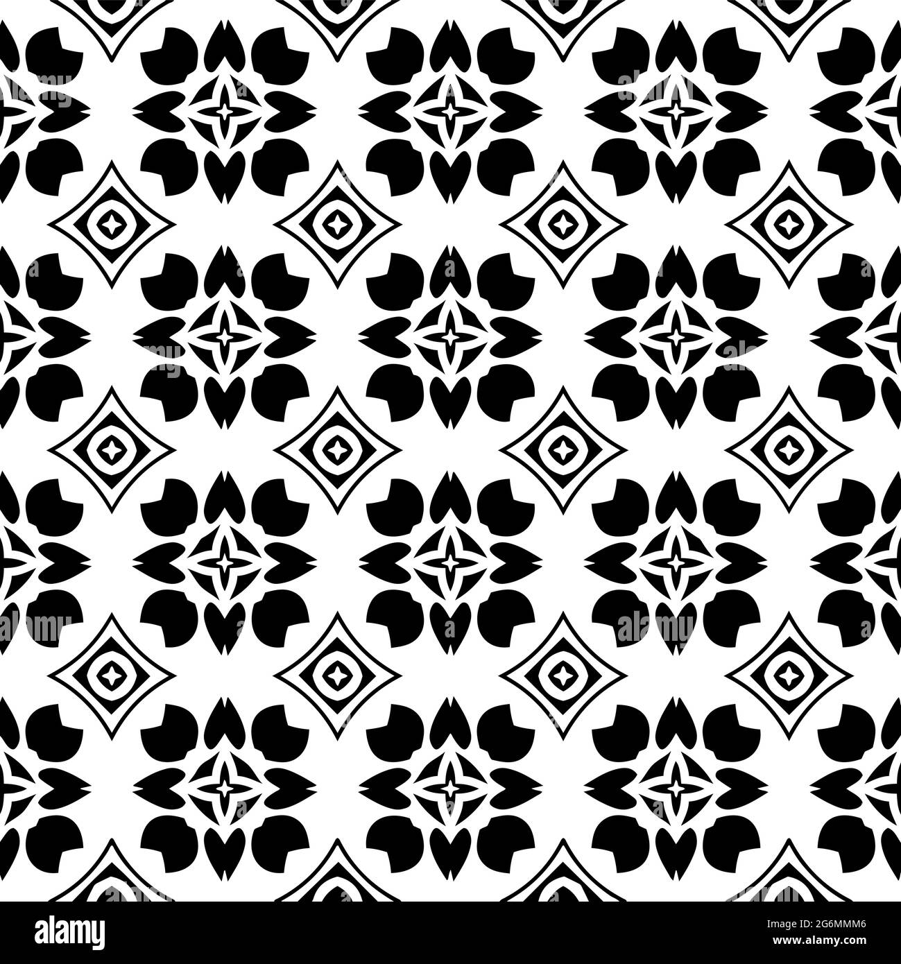 seamless geometric pattern with repeating elements.retained white ...