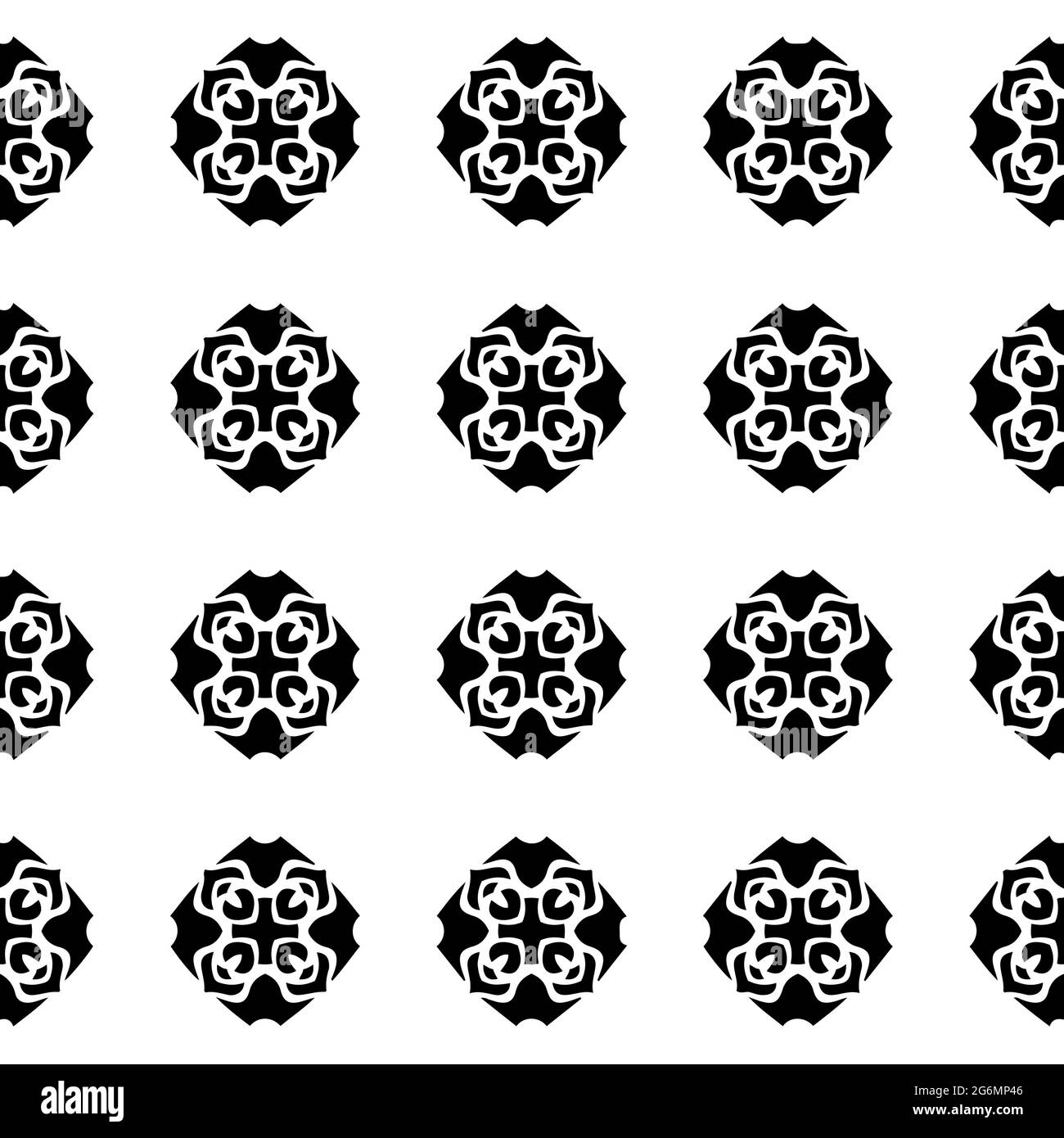 floral seamless pattern background Geometric ornament for wallpapers