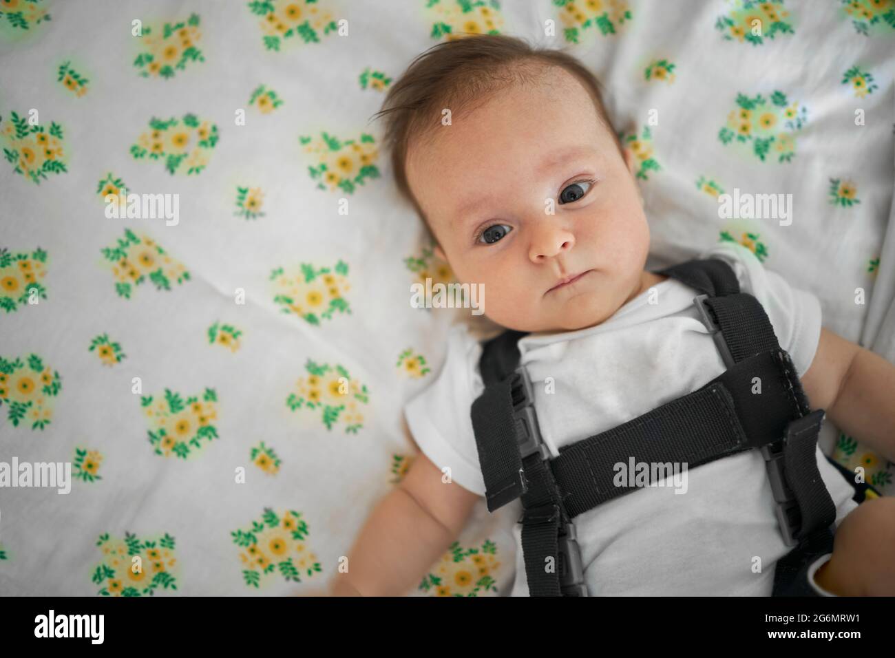 Portrait of a small baby girl Stock Photo