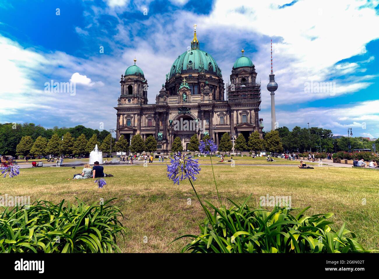 Berlin Cathedral, Berliner Dom, Evangelical Supreme Parish and Collegiate Church, Berlin, Germany, Stock Photo