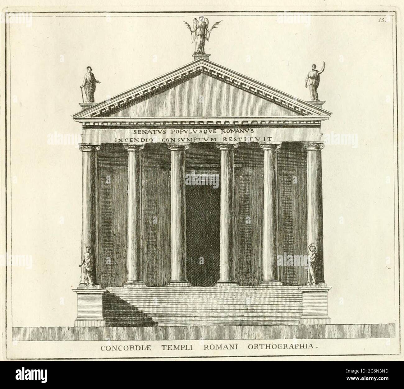 Roma tempio della concordia hires stock photography and images Alamy