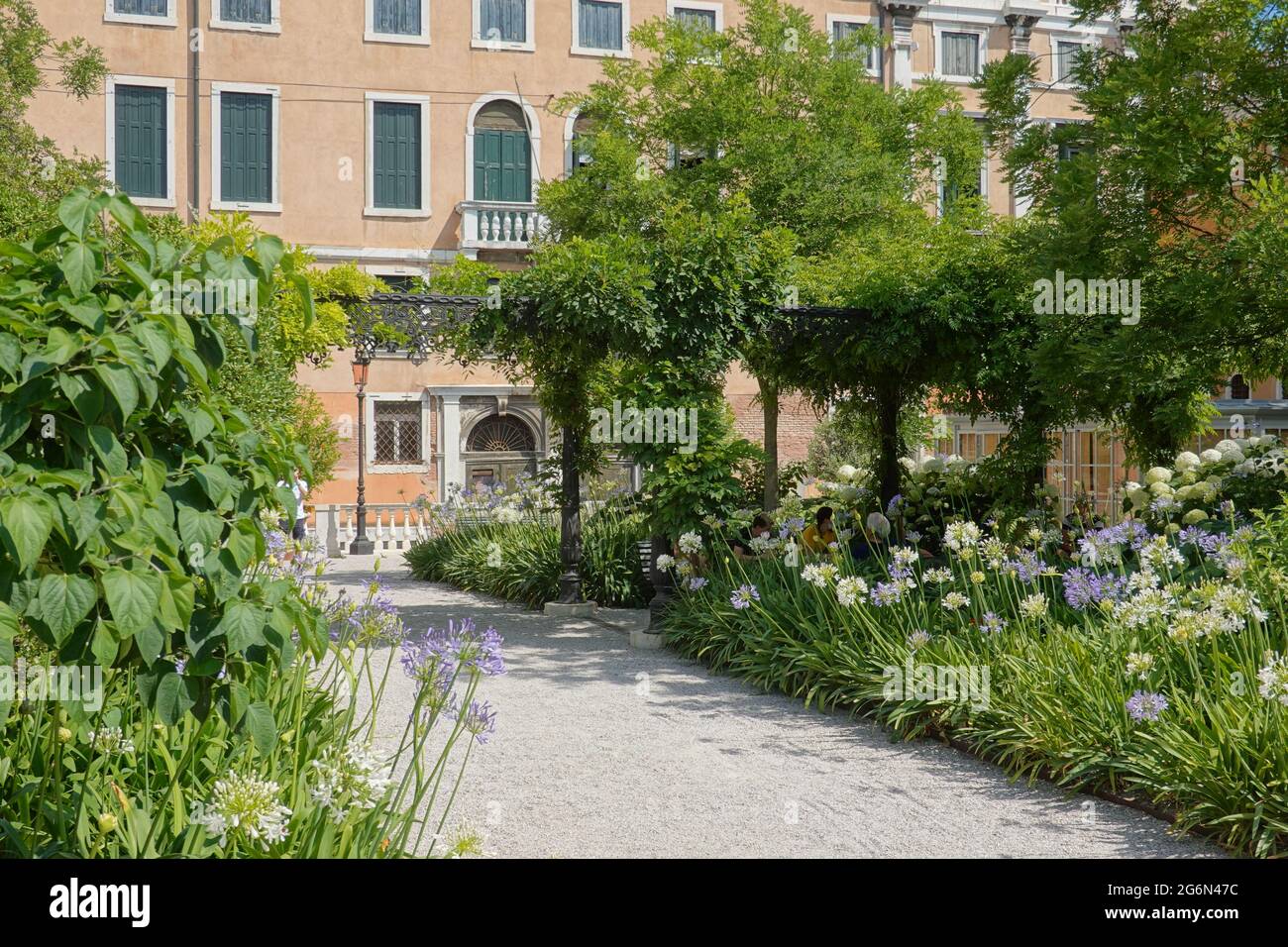 Venedig, Giardini Reali // Venice, Royal Gardens Stock Photo - VeneDig GiarDini Reali Venice Royal GarDens 2G6N47C