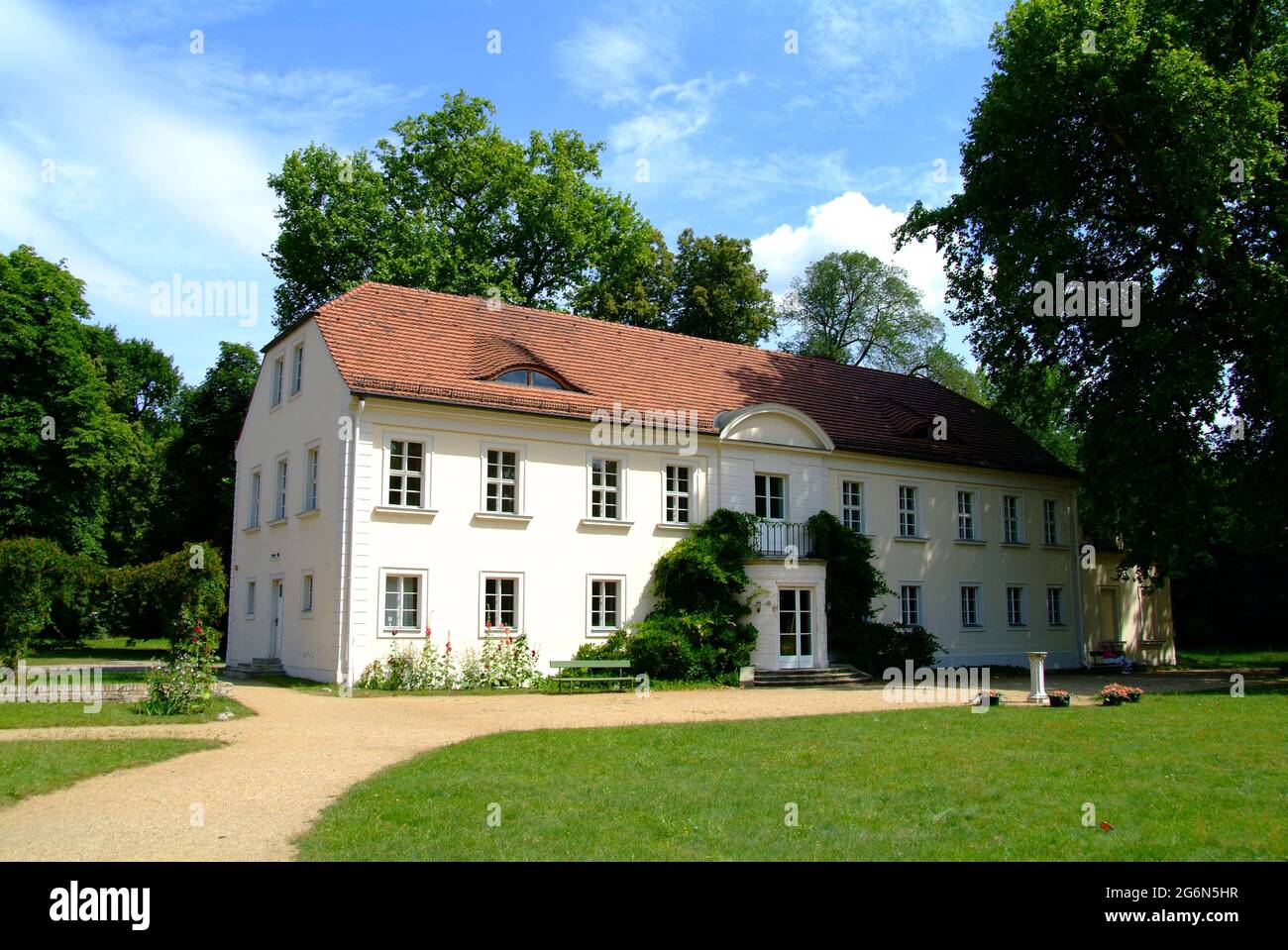 Sacrow Palace in Potsdam during the summertime Stock Photo
