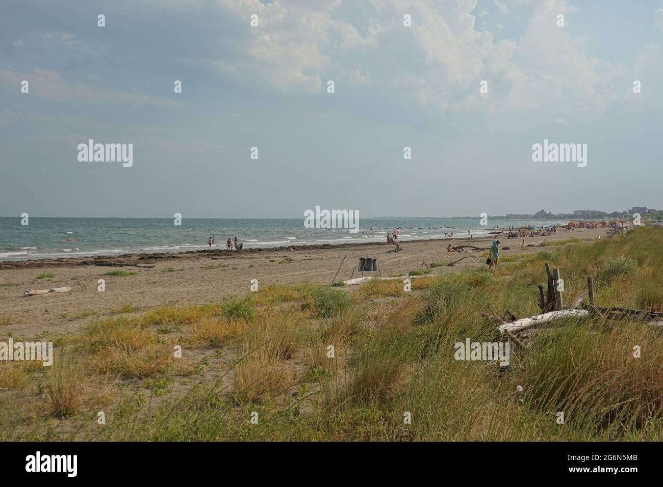 Venedig, Lido, Strand // Venice, Lido, Beach Stock Photo