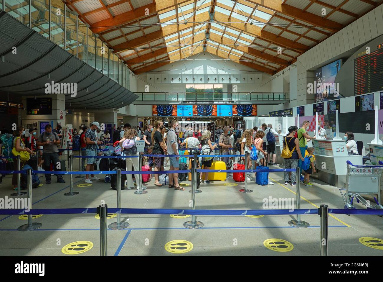 Venedig, Flughafen Marco Polo // Venice, Marco Polo Airport Stock Photo