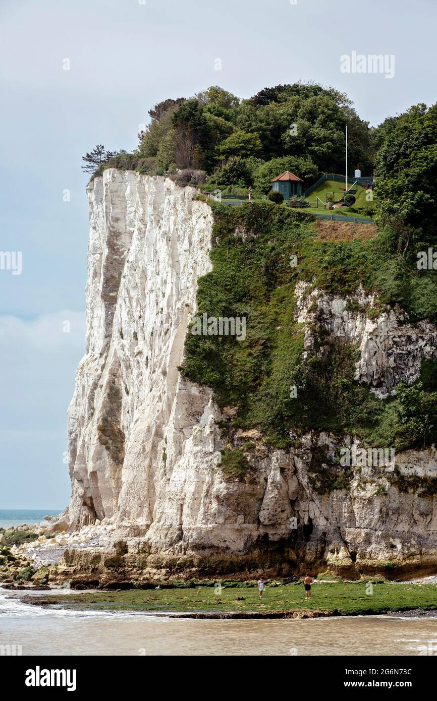 St Margaret's Bay White Cliff Stock Photo Alamy