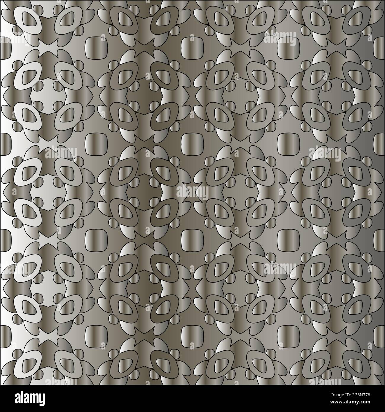 Silver metallic gradient with repeat Pattern . Abstract metallic ...