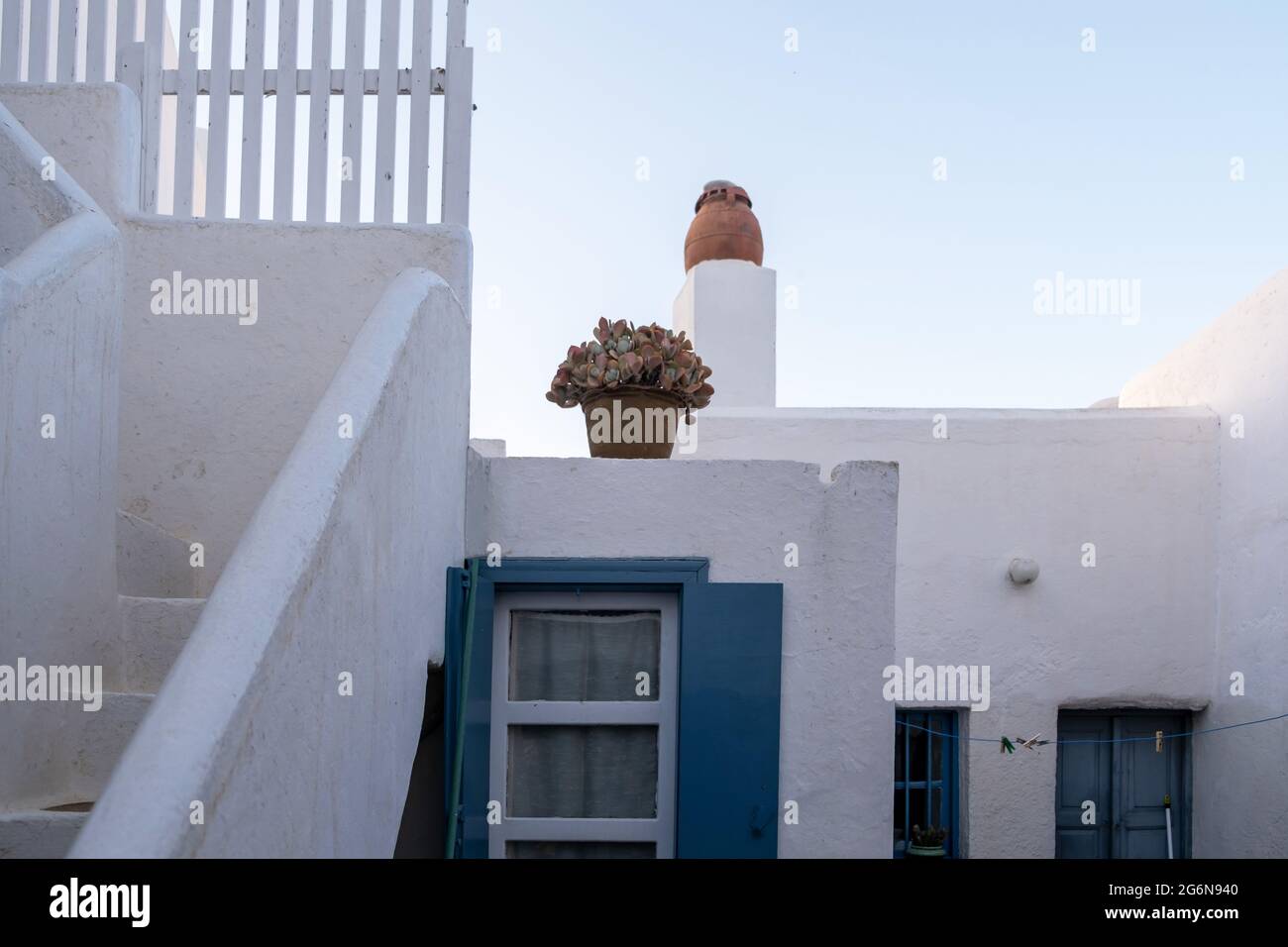 Folegandros island, Greece, Cyclades. Chora village traditional ...