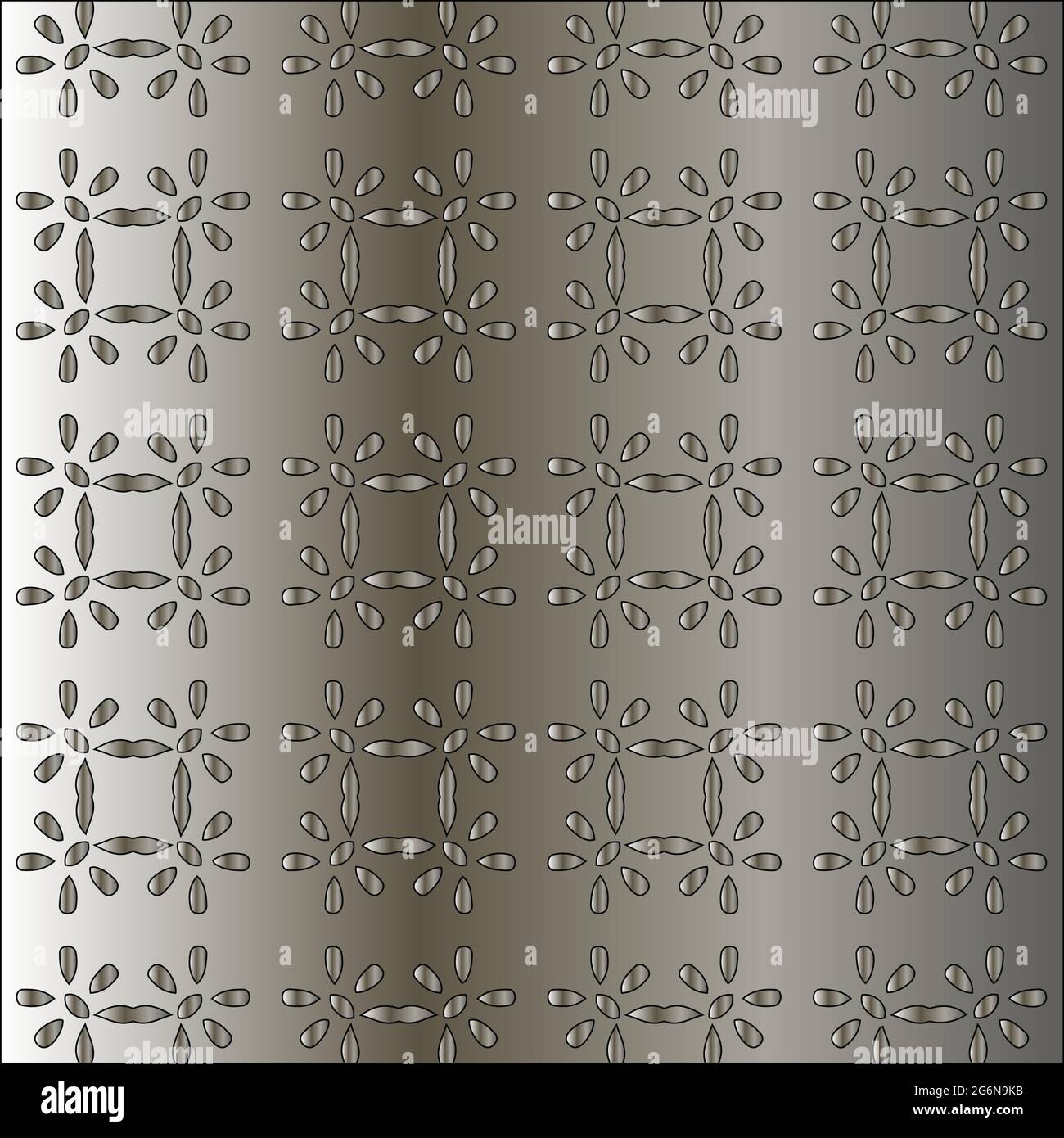 Silver metallic gradient with repeat Pattern . Abstract metallic ...