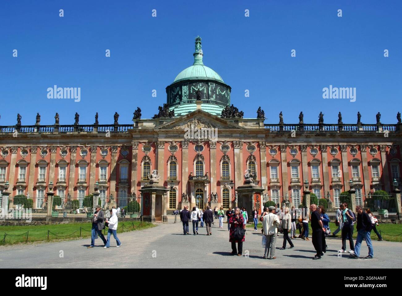 The New Palace in Park Sanssouci, Potsdam Stock Photo