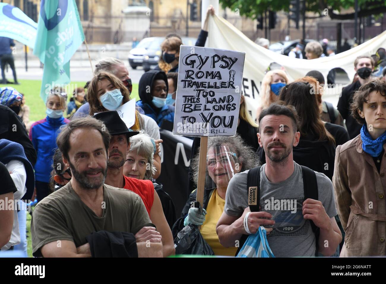 Hundreds protests against UK government racism, Stop the police bill of ...