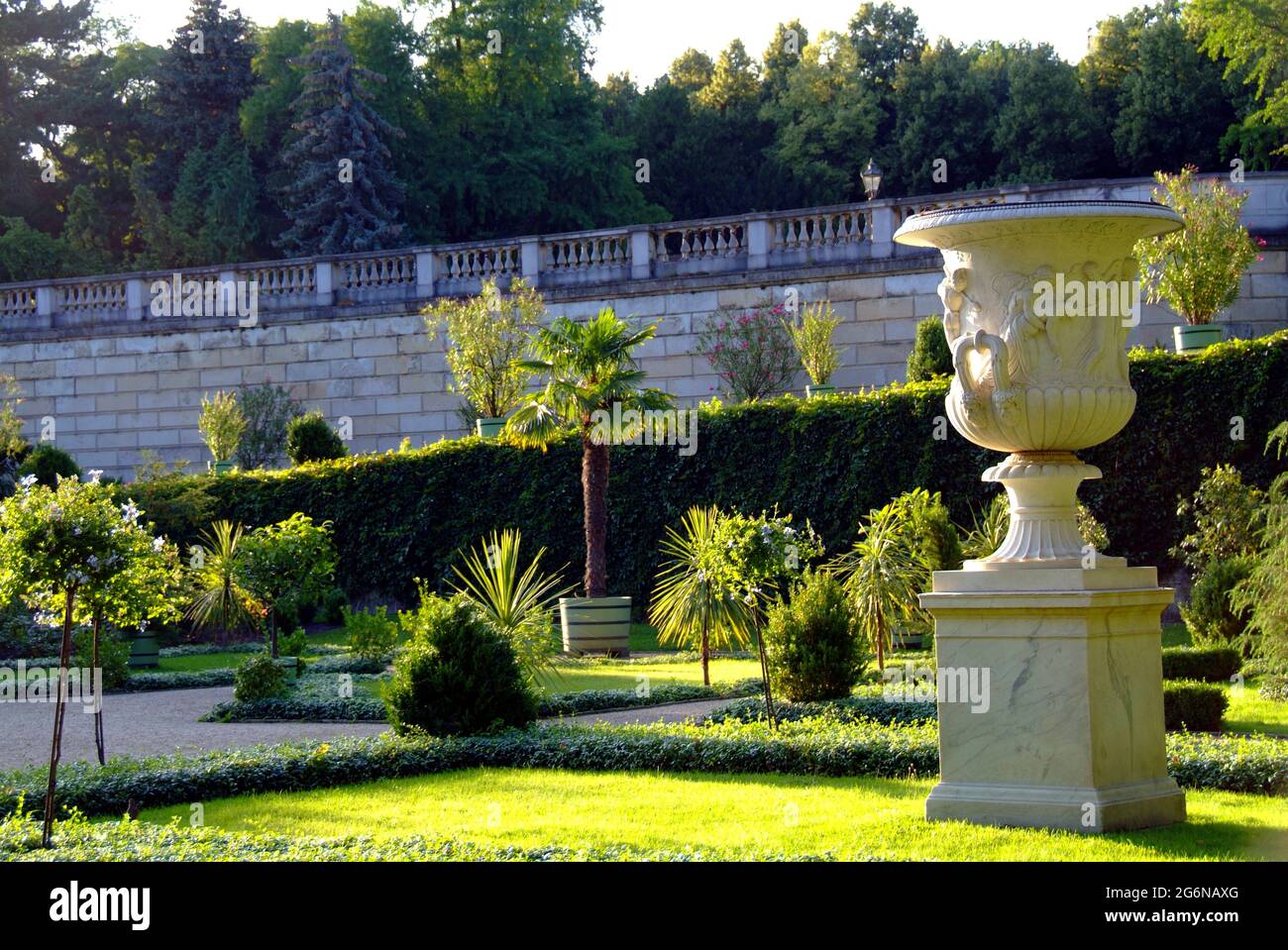 Sicilian Garden in the Park Sanssouci, Potsdam Stock Photo