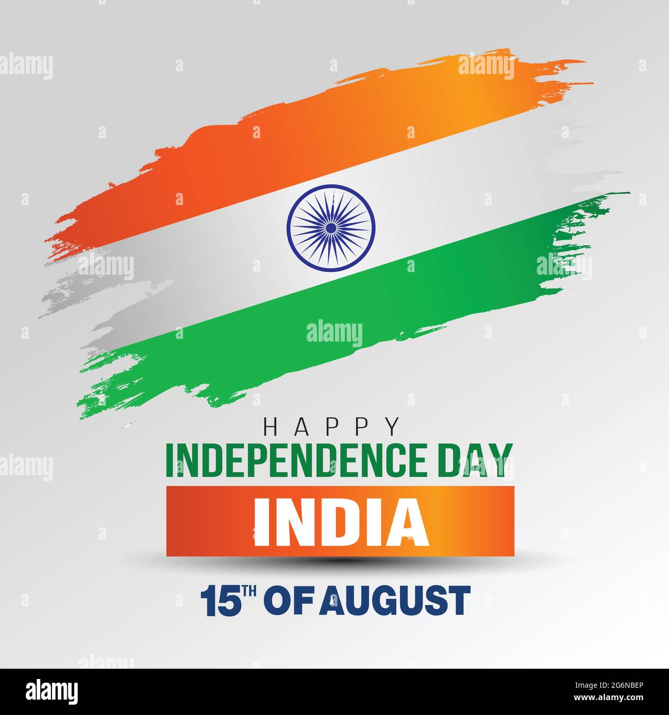 happy independence day India greetings. vector illustration design