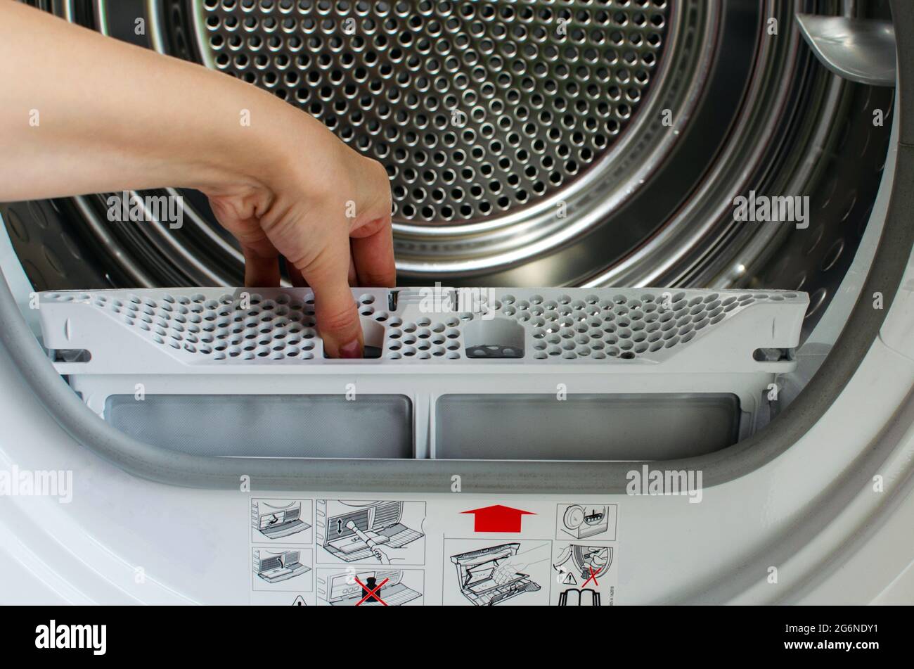 lint catcher for front loading washing machine