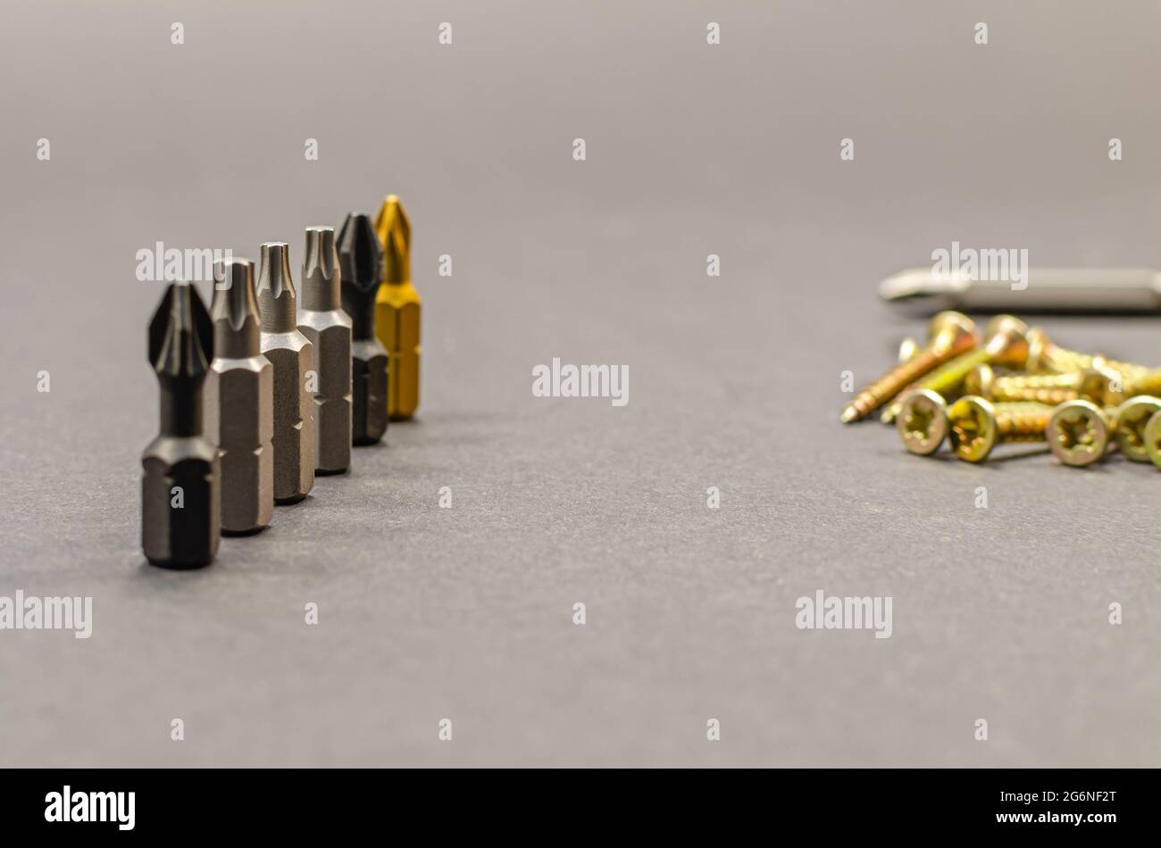 different bits in a row are set in a row. Stock Photo