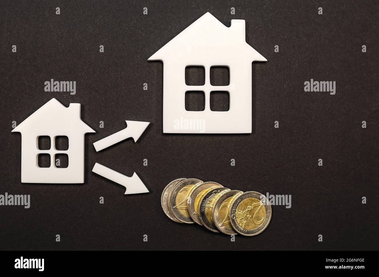 decline in property prices. population decline. falling interest on