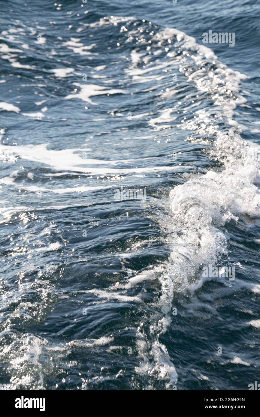 Waves of Atlantic ocean in Brittany Stock Photo - Alamy