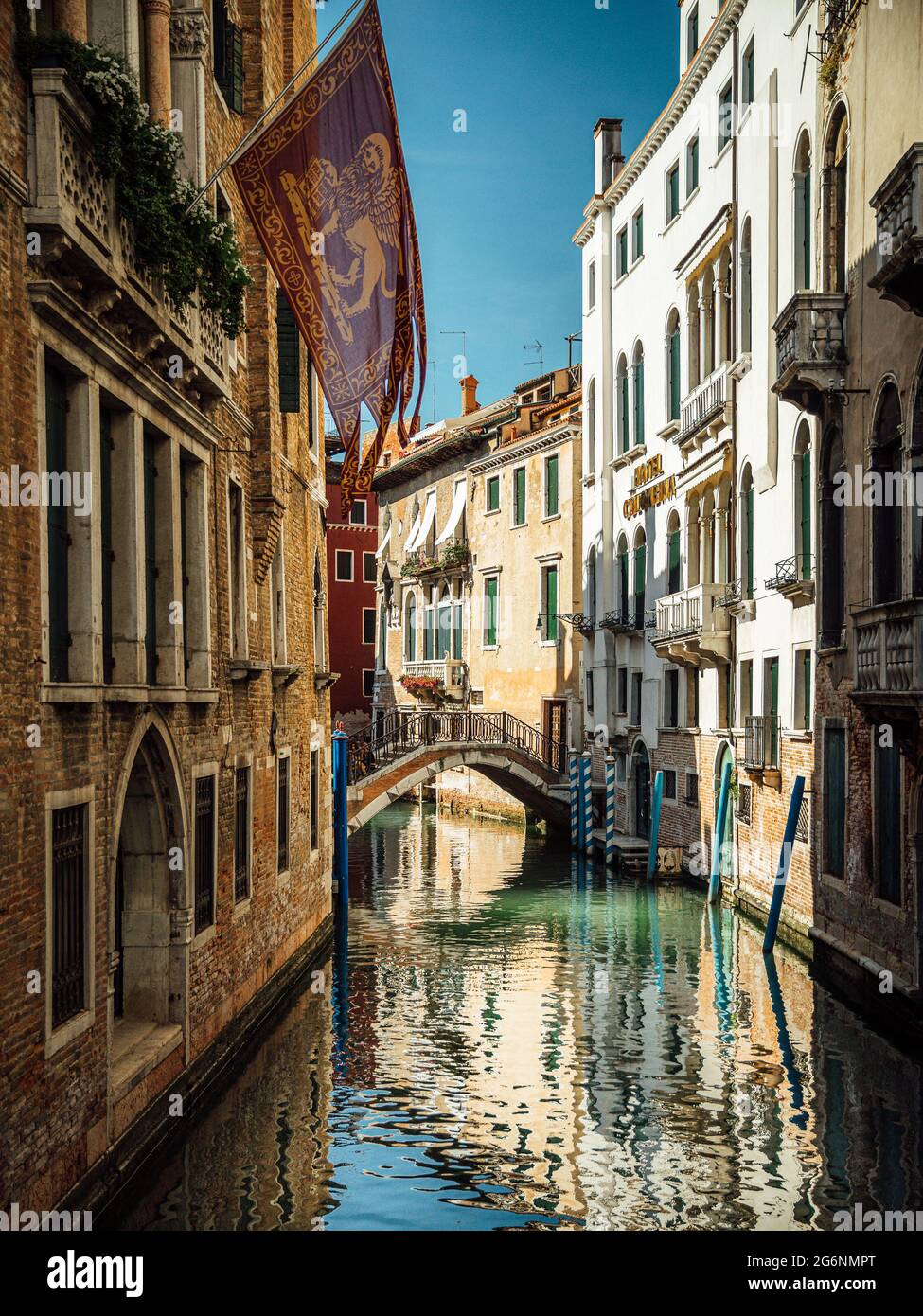 Venice with nice weather and less people Stock Photo
