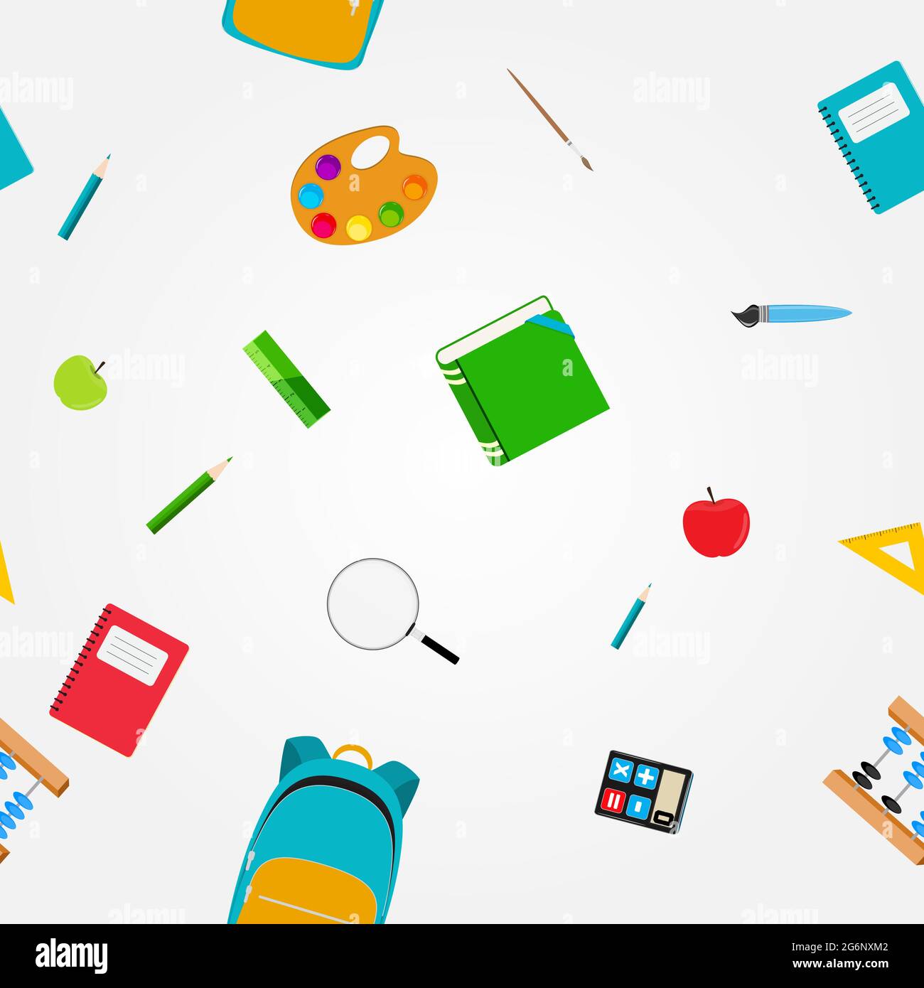 Back to School Background Vector Illustration EPS10 Stock Vector Image ...