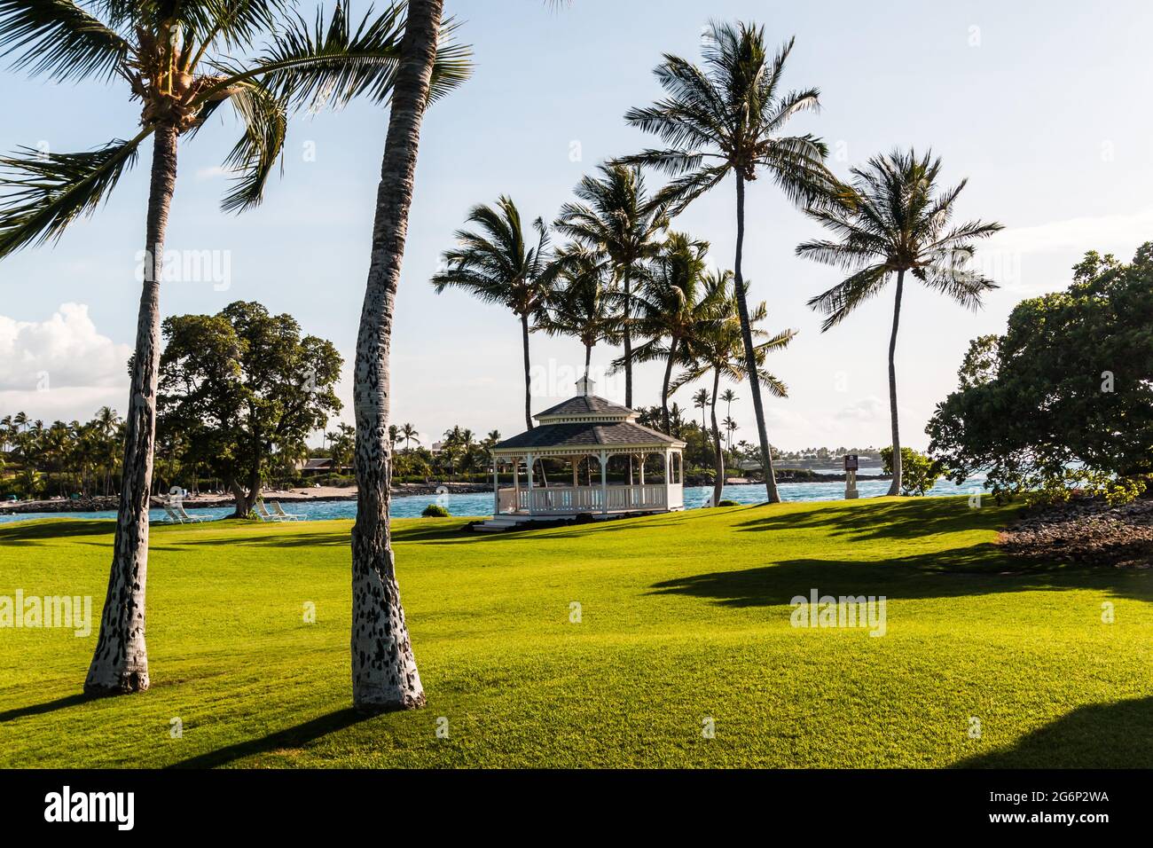 Gazebo on Pauoa Bay, Hawaii Island, Hawaii, USA Stock Photo Alamy