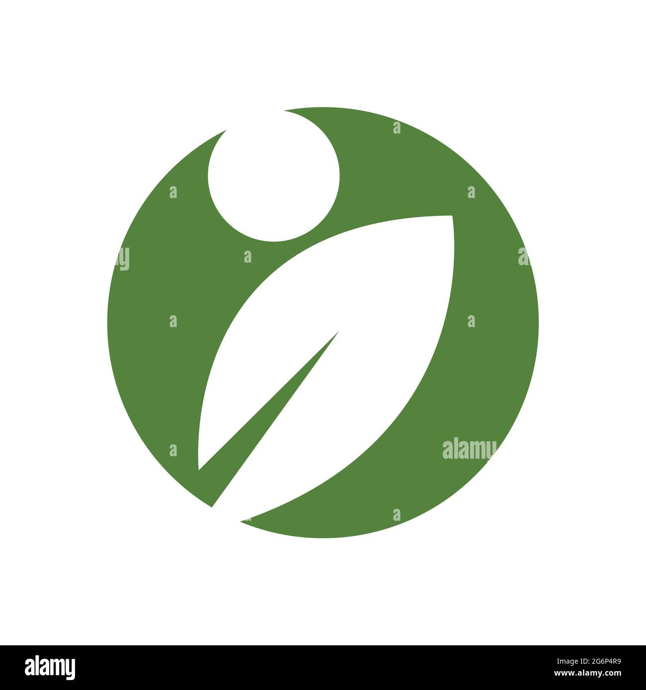 modern people leaf logo vector illustration design template Stock ...