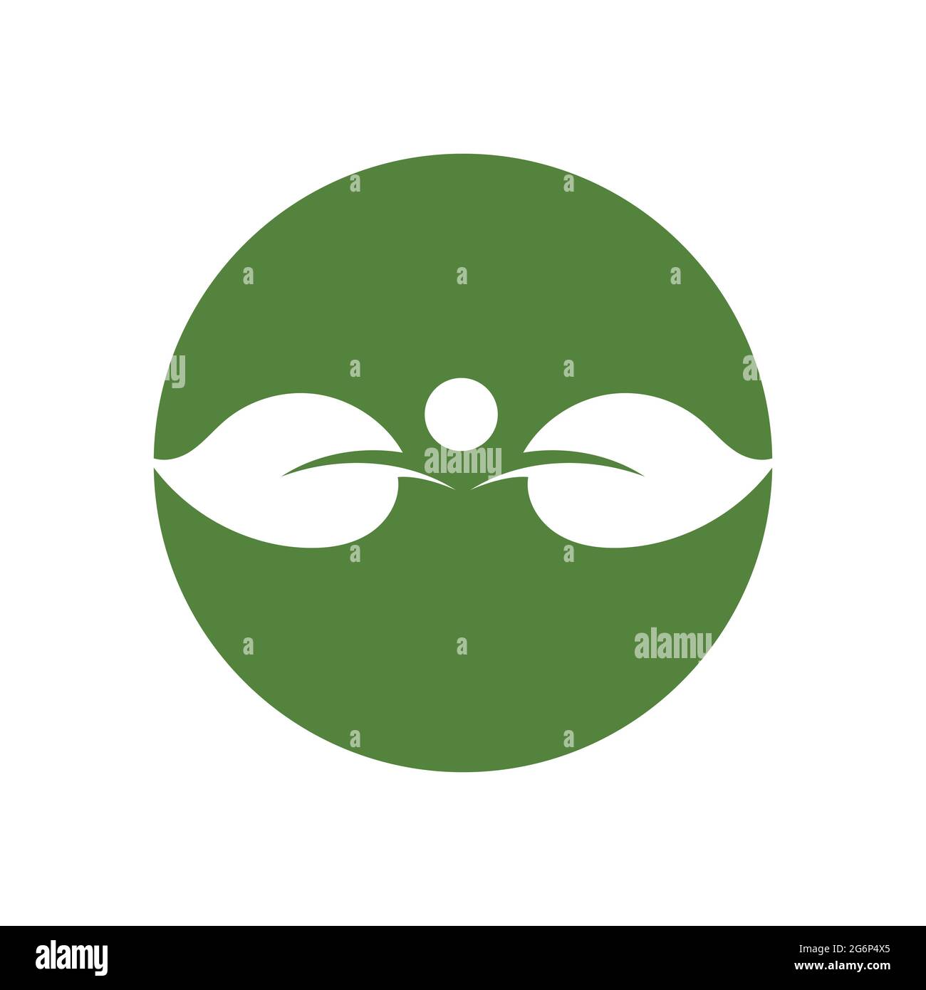 modern people leaf logo vector illustration design template Stock ...