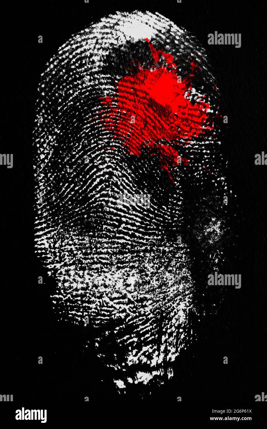 Blood Stain Black Background