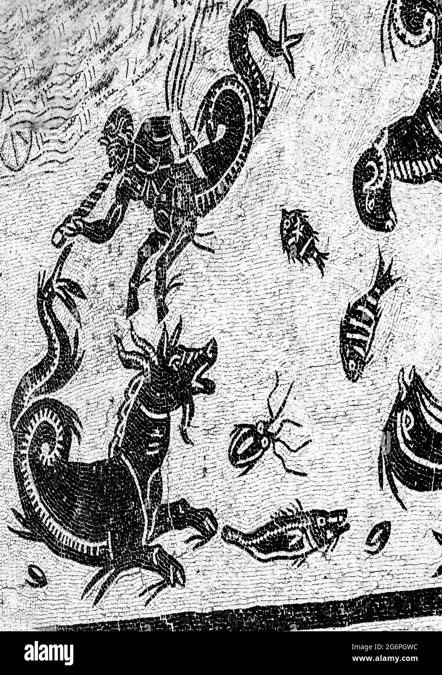 ancient-centaur-serpent-mosaic-ruins-italica-roman-city-outside-seville