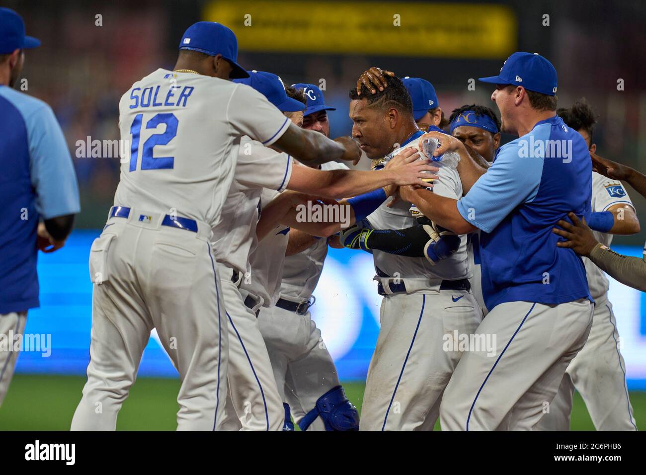 Salvador Perez of the Kansas City Royals celebrates in the clubhouse  News Photo - Getty Images