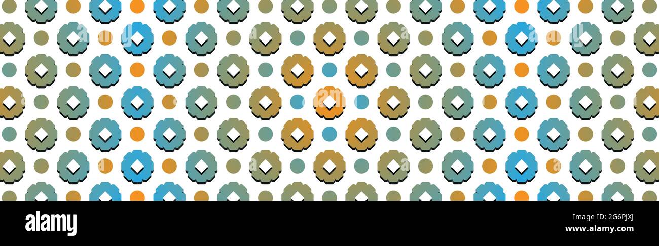 Seamless pattern, various geometric shapes on a white background ...