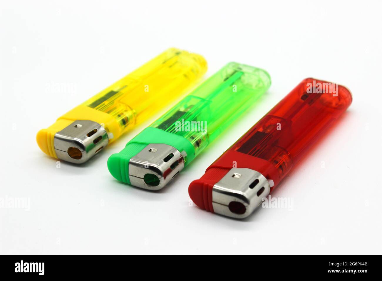 A picture of cigar lighter isolated on white background Stock Photo