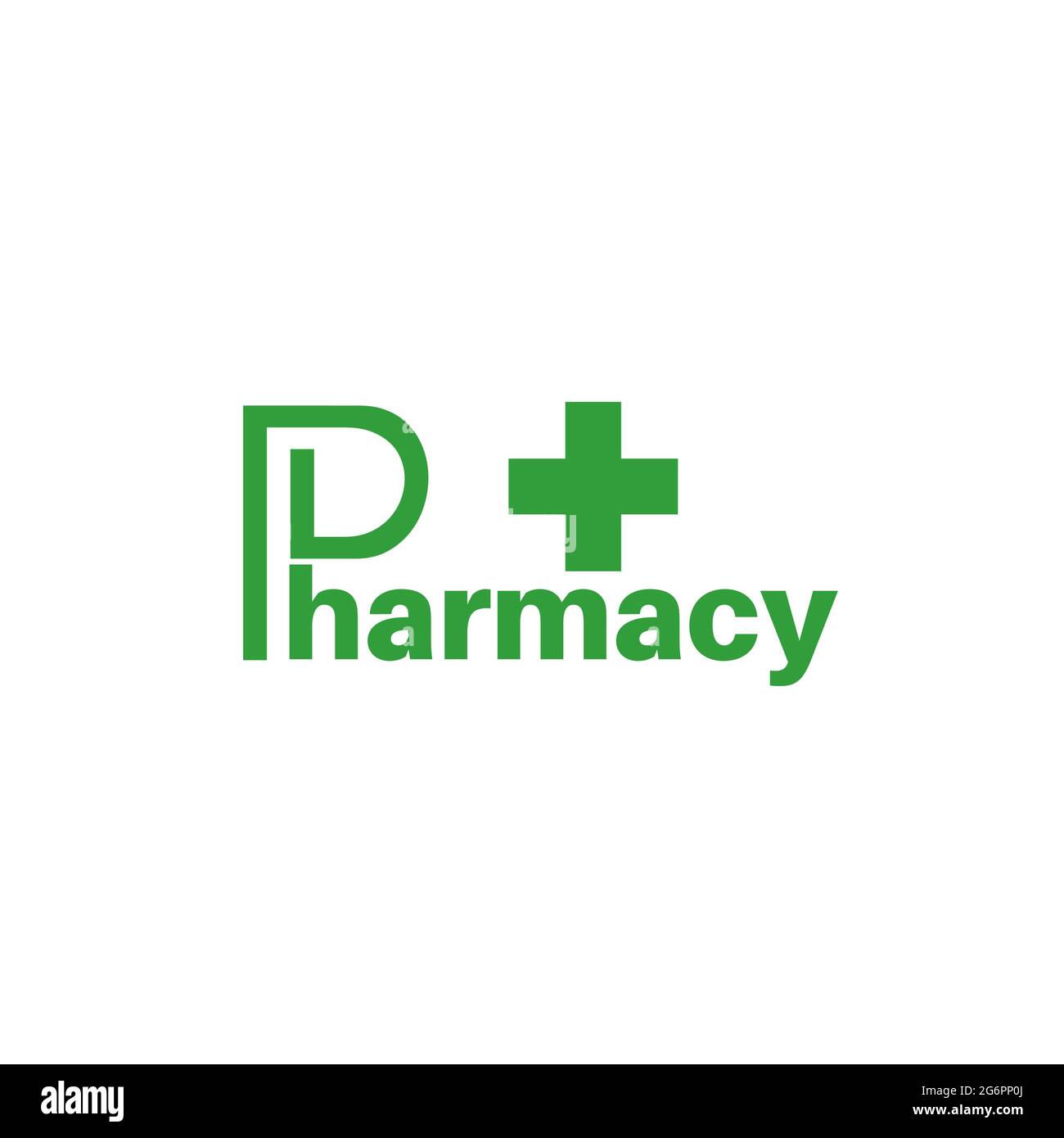 Doctor plus pharmacy medical cardiology healthcare logo and symbols. Stock Vector