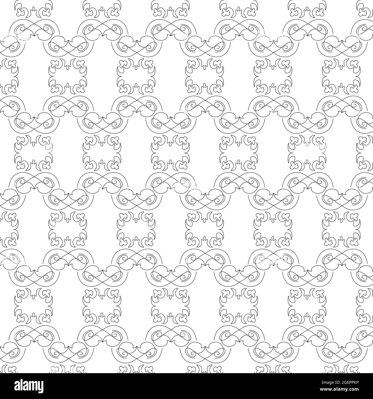 Seamless pattern, various geometric shapes on a white background ...