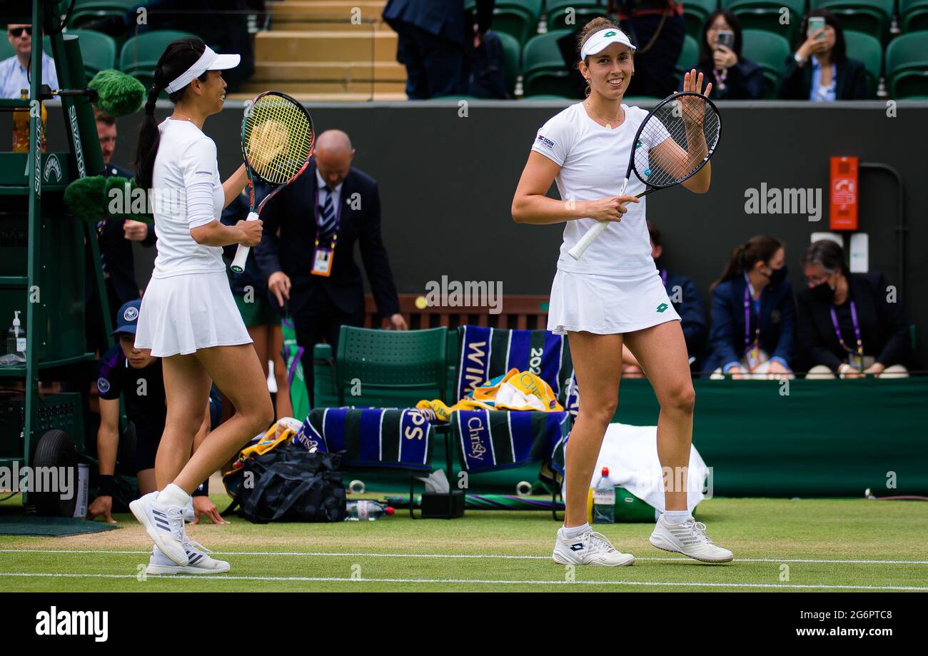 Wimbledon 2021: Elise Mertens and Su-Wei Hsieh win final thriller ·