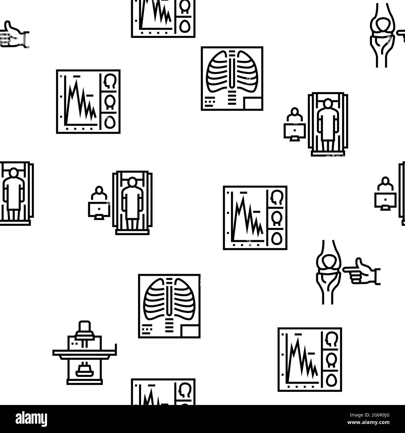 Radiology Equipment Vector Seamless Pattern Stock Vector Image & Art